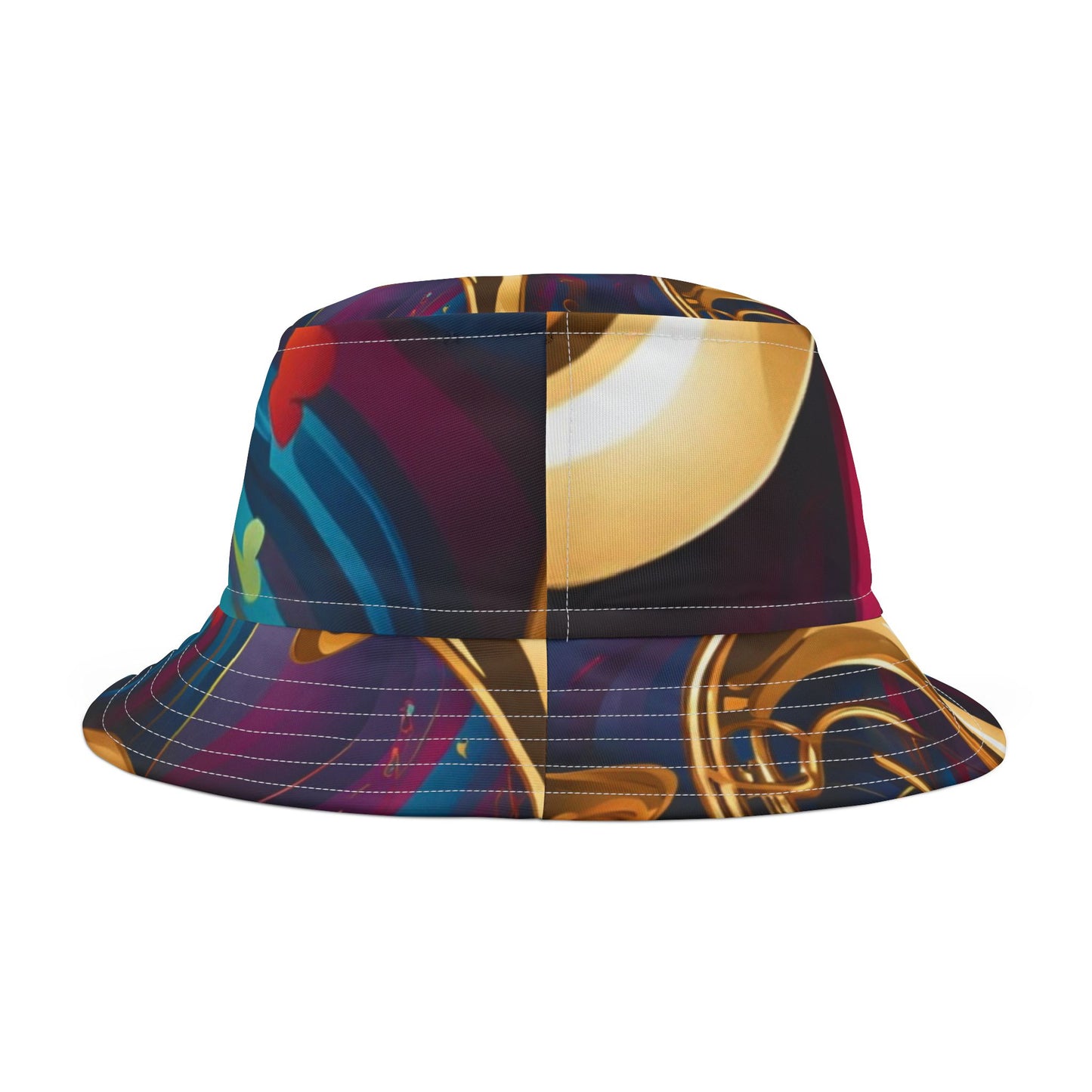 Abstract Horn Bucket Hat