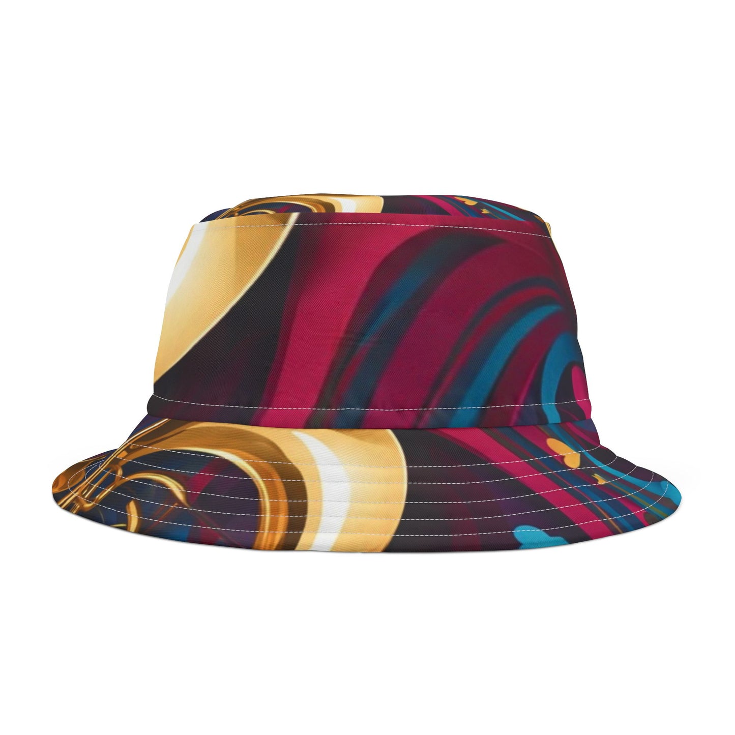 Abstract Horn Bucket Hat