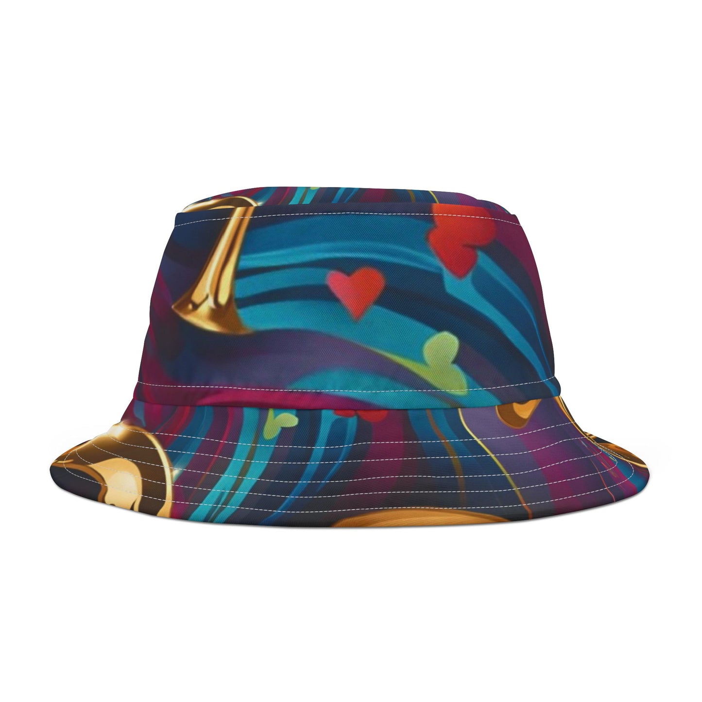Abstract Horn Bucket Hat