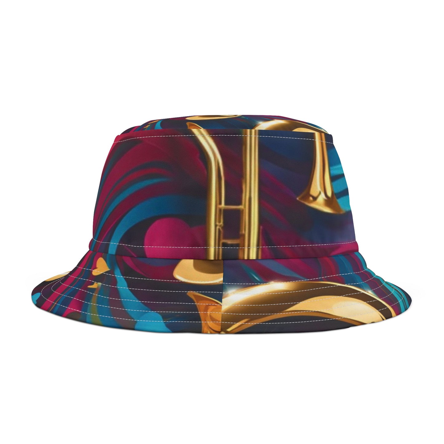 Abstract Horn Bucket Hat