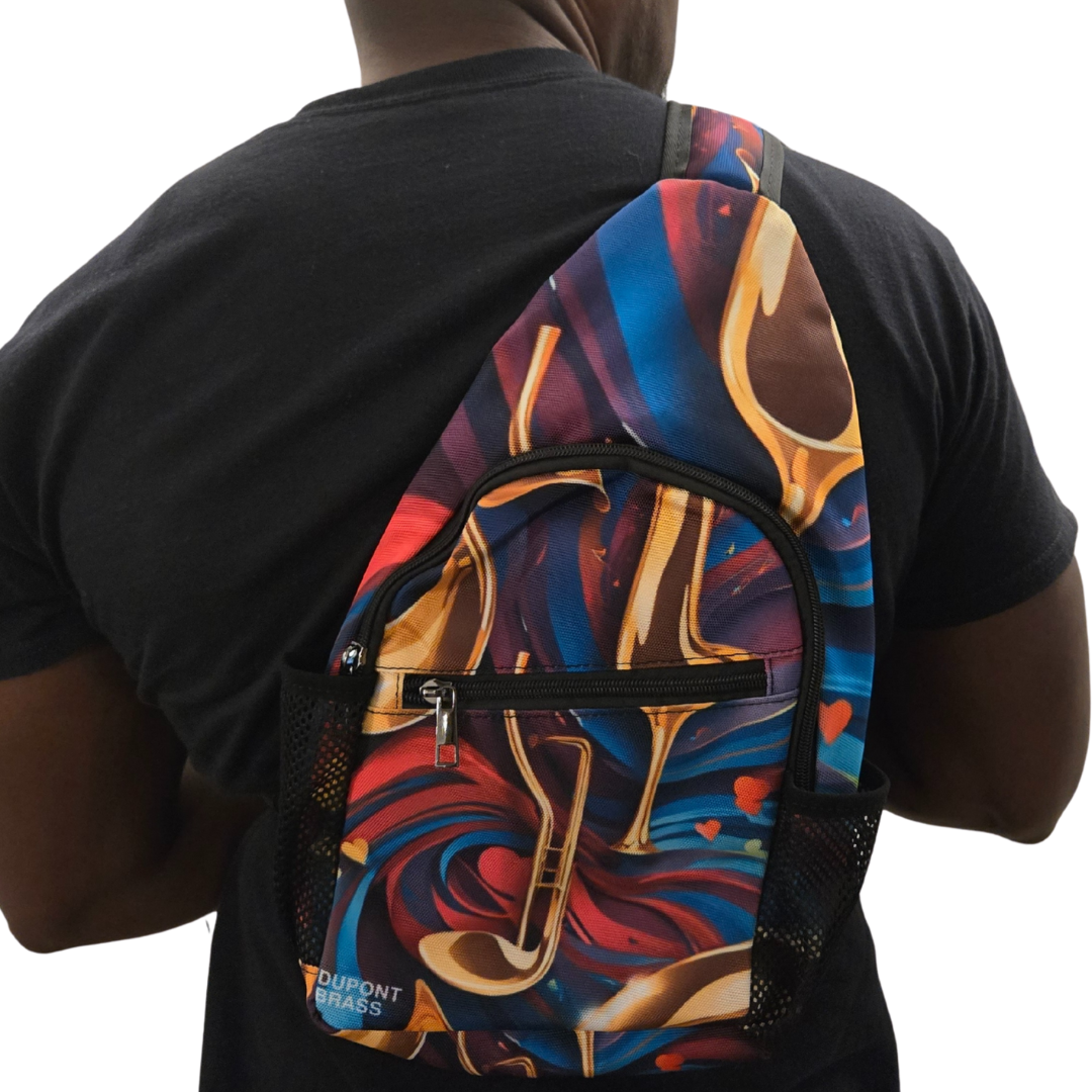 Abstract Horns Chest Bag